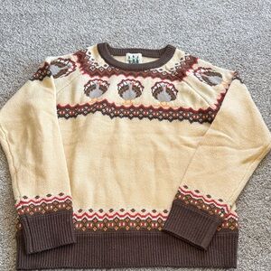 Kiel James Patrick turkey sweater sz medium NWOT